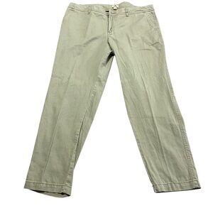 Woolrich Women's Khaki Tan Straight Leg Pants Size 12 Classic Durable Outdoor